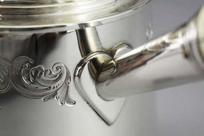 Royal Silver Brandy Saucepan - Queen Victoria, Prince Christian Victor, Boer War